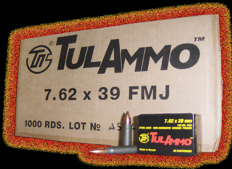 TULA 7.62x39 1,000rd Case